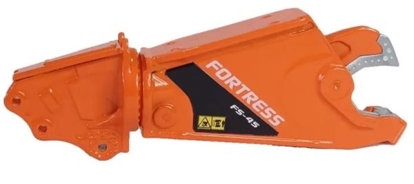 GF118-2-O - FORTRESS FS45-R Oranje schrootschaar met giekondersteuning voor graafmachines tot 25 ton - 1