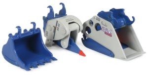 GF24SET2 - XCENTRIC XR20 Ripperset - 30DK130 Bak - XCENTRIC XC30 Brekerbak en SM80 Snelwissel - 1