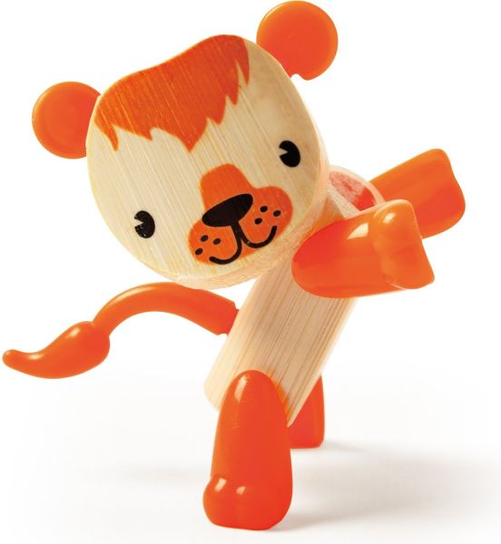 HAP5541 - houten leeuw - 1
