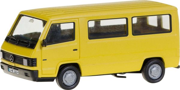 HER028806 - MERCEDES BENZ 100D minibus geel - 1