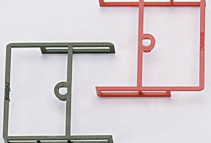 HER051460 - 6 beschermingen 3 rood en 3 zwart voor containertrailer - 1