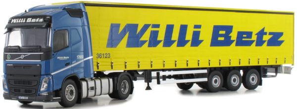HER071314 - VOLVO FH Gl 4x2 met semi-zeildoek 3 assen Willi Betz - 1
