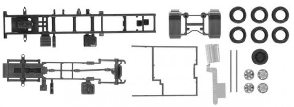 HER084499 - Kavel van 2 chassis van MERCEDES Atego LKW In kit - 1