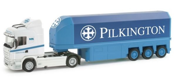HER156899 - SCANIA R 09 4x2 met oplegger glasdrager 3 Assen - PILKINGTON - 1