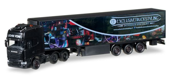 HER307000 - SCANIA R TL 6x4 Transport John Vonk met 3-assige semi-koelkast - 1