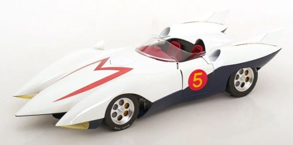 HAM-010 - Speed ​​​​Racer MACH 5 PreMo Wit en Blauw - 1