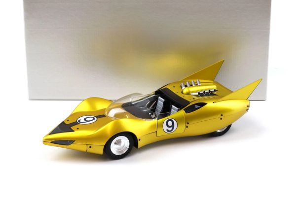 HAM-011 - Speed ​​​​Racer MACH 5 PreMo Serie 2 Metallic Geel - 1