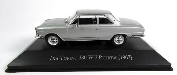 MAGARG03 - IKA Torino 380 W 2-deurs saloon 1967 metallic grijs verkocht in blisterverpakking - 1