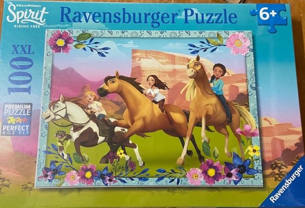 RAV894802 - Puzzel 100 stukjes SPIRIT: Vrij galopperen - 1