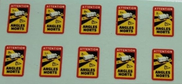MOM131 - 10 BLIND SPOT-stickers - 1