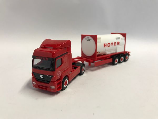 HERHOYER - MERCEDES Actros 4x2 met HOYER containeroplegger - 1