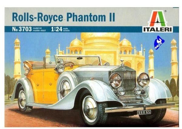 ITA3703 - ROLLS ROYCE Phantom II cabrioletmodel om in elkaar te zetten en te schilderen - 1