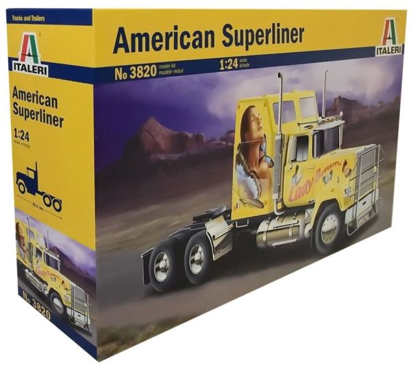 ITA3820 - AMERICAN Superliner Lady Butterflty-model om in elkaar te zetten en te schilderen - 1