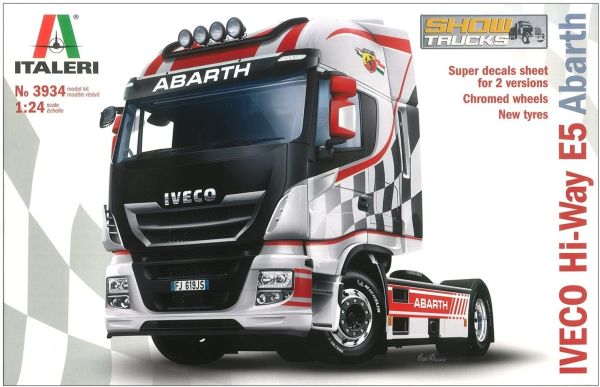 ITA3934 - IVECO Hi-Way E5 4x2 Show Trucks Abarth-model om te monteren en te schilderen - 1