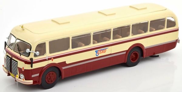 IXOBUS024LQ - Bus SKODA 706 RO 1947 CSAD crème en bruin - 1