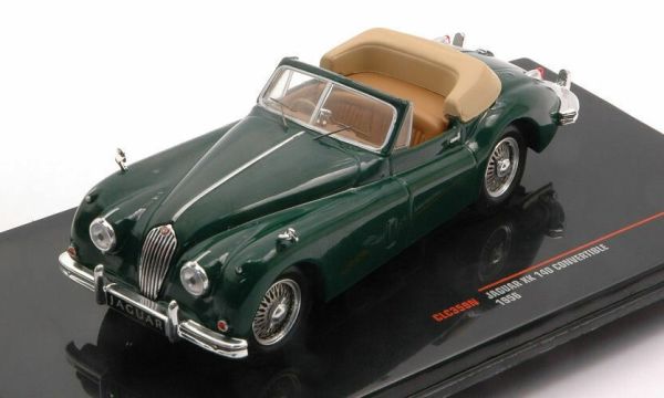 IXOCLC359N - JAGUAR XK 140 cabriolet open 1956 groen - 1