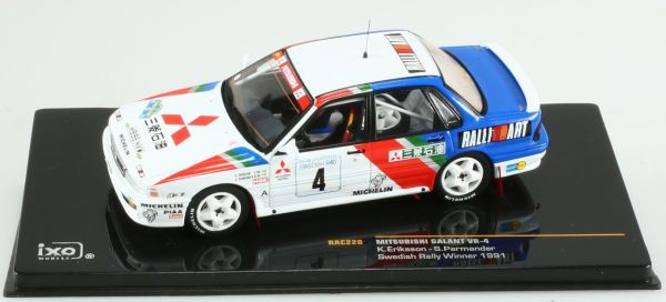 IXORAC220 - MITSUBISHI Galant VR-4 #4 Zweedse rally 1991 K.Eriksson / S.Parmander - 1