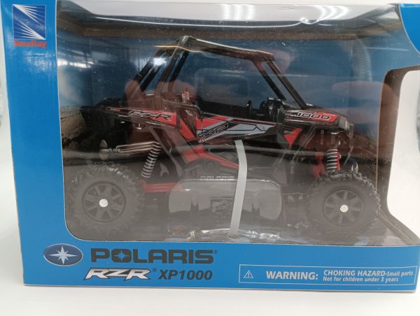 NEW57593D - POLARIS RZR XP 1000 in rood en zwart - 1