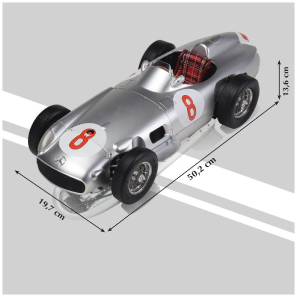IXC.MRF.FK - MERCEDES-BENZ W196 #8 1e Grand Prix van Nederland 1955 J-M FANGIO - VOLLEDIG KIT - 1