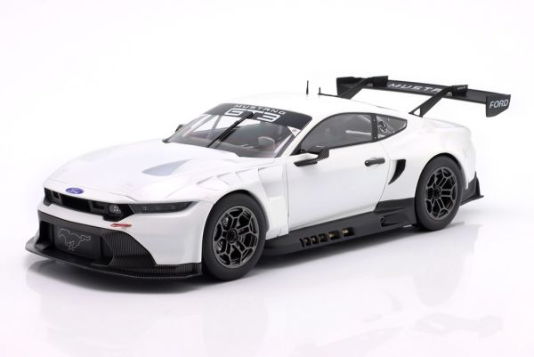 IXO-LEGTMUS-LM24WHT - FORD Mustang GT3 Racing Spec – Versie zonder bestickering 2024 (Wit) - 1