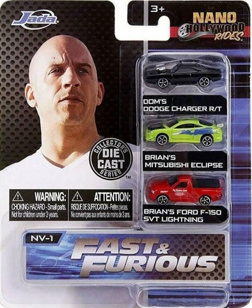 JAD253201000 - Nano Hollywood-ritten - 3 FAST AND FURIOUS auto's Set 1 - 1