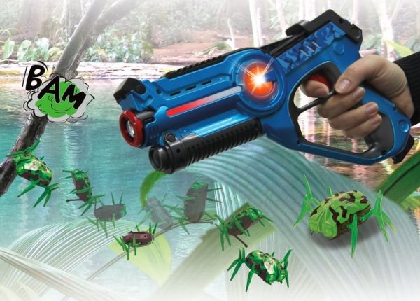 JAM410064 - Blauwe laser bug killer gun - 1