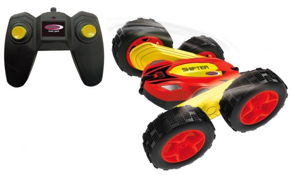 JAM410066 - Gele en rode radiografisch bestuurbare stuntauto - 1