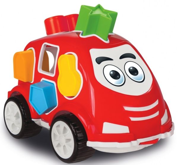 JAM460290 - Auto met rode vormen - 1