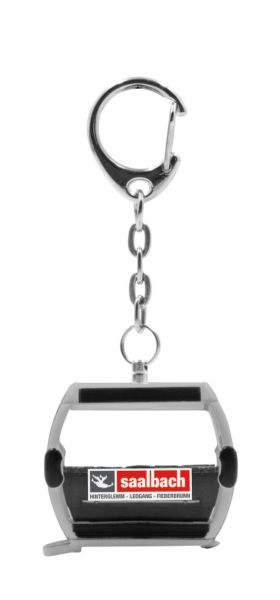 JC80122 - OMEGA kabelbaan sleutelhanger - SAALBACH - Zilver - 1