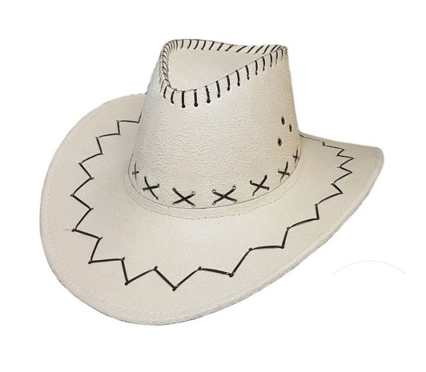 LP00006 - Witte cowboyhoed - 1