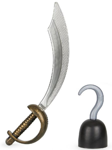 LPE50160 - Piratenzwaard plus haakset - 1