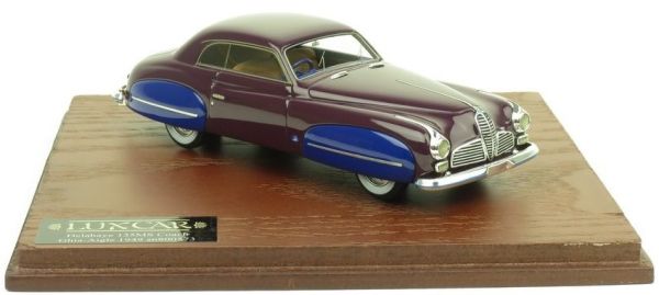 LUX015 - DELAHAYE 135MS Coupe GHIA AIGLE aubergine blauwe vleugels beperkt tot 250 exemplaren - 1