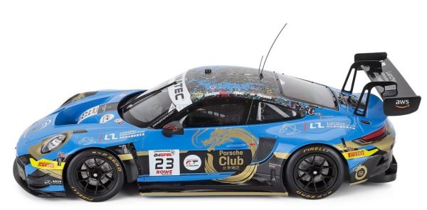 IXO-LEGT18-24002SPA - PORSCHE 911 GT3 R 4.2L #23-team PHANTOM 24H SPA 2024 J.EVANS / J.ERIKSSON / T.PREINING - 1