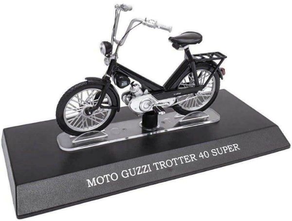 MAGMOT023 - Bromfiets MOTO GUZZI Trotter 40 Super 1966 zwart - 1