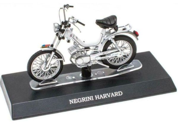 MAGMOT030 - NEGRINI Harvard bromfiets 1977 wit - 1