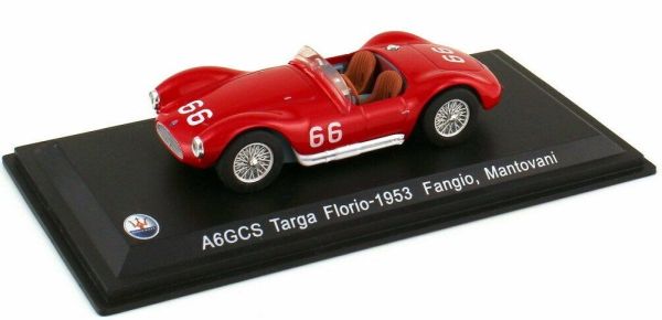 MAGMAS03 - MASERATI A6GCS Targa Florio 1953 #66 Fangio / Mantovani-stuurprogramma's - 1