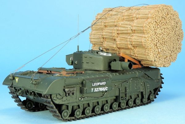 MFT48607 - CHURCHILL MK IV draagt fascines gouden strand d-day 6 juni 1944 79th gewapende divisie beperkt tot 100 exemplaren - 1