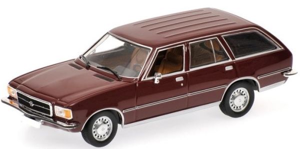 MNC400044012 - OPEL Rekord D Caravan 1975 donkerrood - 1