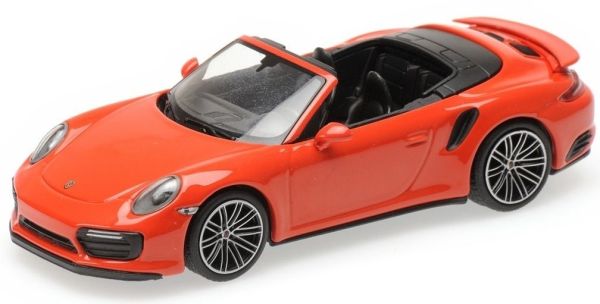 MNC410067181 - PORSCHE 911 Turbo S cabriolet open 2016 donkeroranje - 1