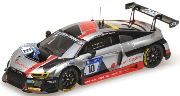 MNC437171710 - AUDI R8 LMS #10 24H Nurburgring 2017 coureurs Stippler / Rast / Vervisch / N.Muller - 1