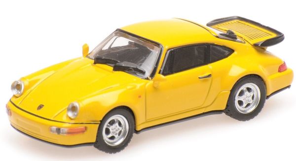 MNC870069102 - PORSCHE 911 Turbo 1990 geel - 1