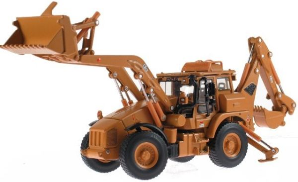 MOT13476 - JCB graaflaadmachine HMEE gele militaire uitvoering - 1