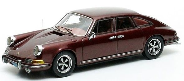 MTX41607-022 - PORSCHE 911 Troutman en Barnes 4 deuren 1967 metaal bruin - 1