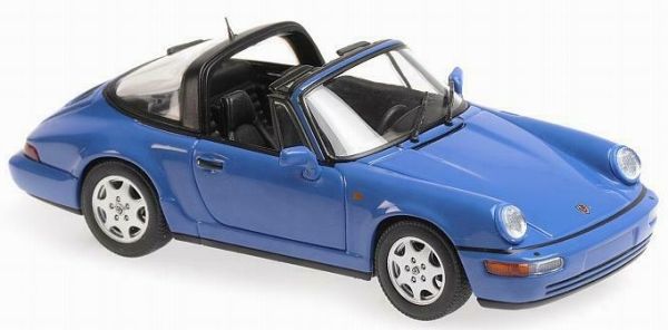 MXC940061360 - PORSCHE 911 Carrera 2 Targa 1991 open blauw - 1