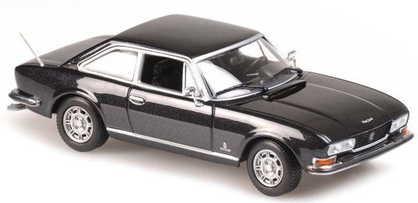 MXC940112121 - PEUGEOT 504 coupé 1976 grijs zwart metallic - 1