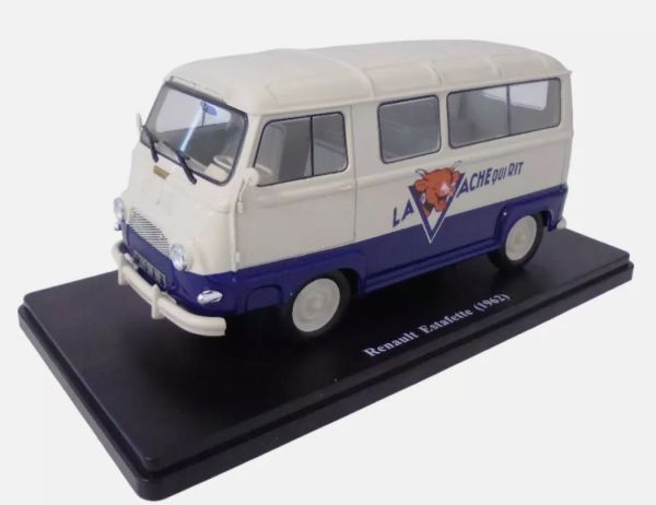 MAG24LAVACHE - RENAULT Estafette 1962 - La Vache qui Rit blauw en wit - 1