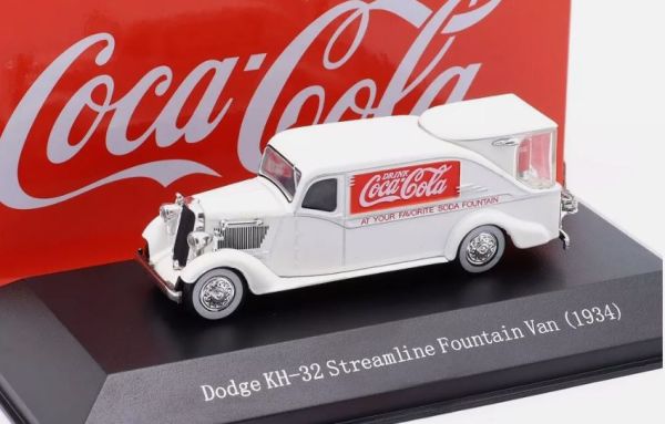 MAGRANDODGE - DODGE KH-32 Streamline Fountain Van 1934 wit - COCA-COLA - 1