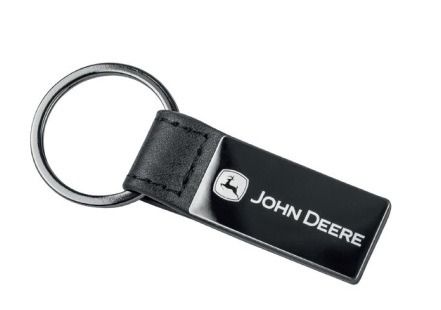 MCV202210001 - John Deere zwarte sleutelhanger - 1