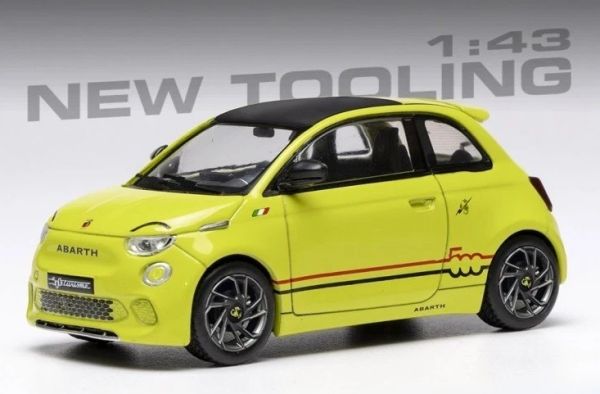 IXOMOC346 - FIAT 500e Abarth 2024 Geel - 1