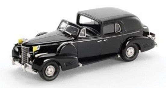 BROKMV05 - CADILLAC V-16 serie 90 Fleetwood Town Car 1938 zwart - 1